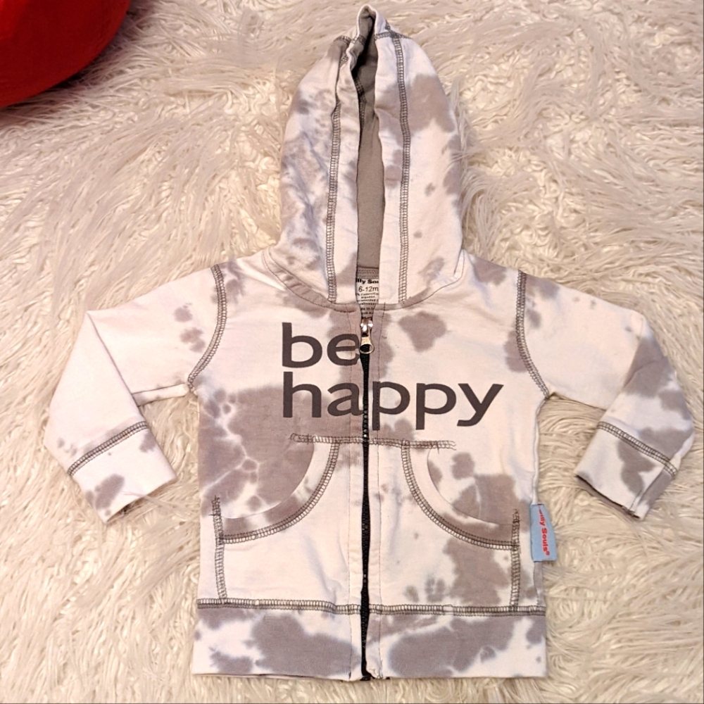 Be Happy Baby Zip-up Hoodie - Picture 6 of 8